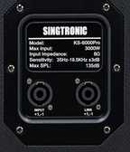 Singtronic KS-6000Pro Professional 6000W Vocalist Karaoke 15" Speaker (Pair)
