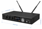 Singtronic KSP-1000Pro Professional 3000W Digital 3 in 1 Karaoke Mixing Amplifier 2 x Anti-feedback Mics.