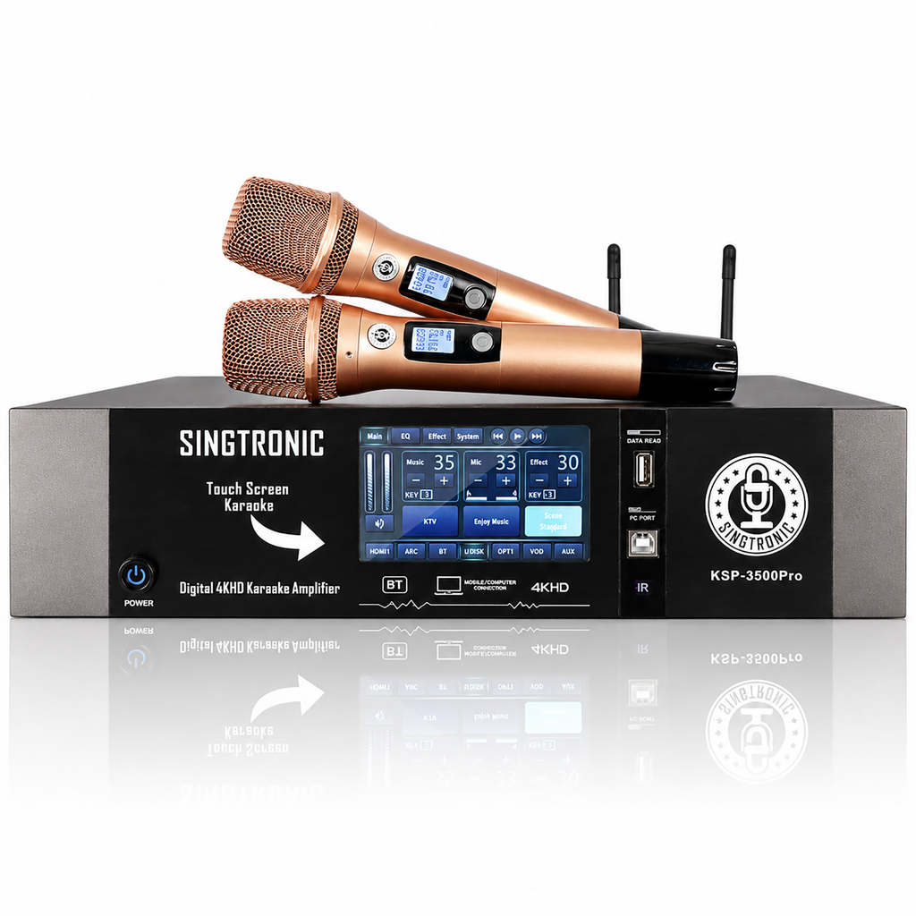Singtronic KSP-3500Pro Professional 3500W Digital 3 in 1 Karaoke Sound Processor Amplifier