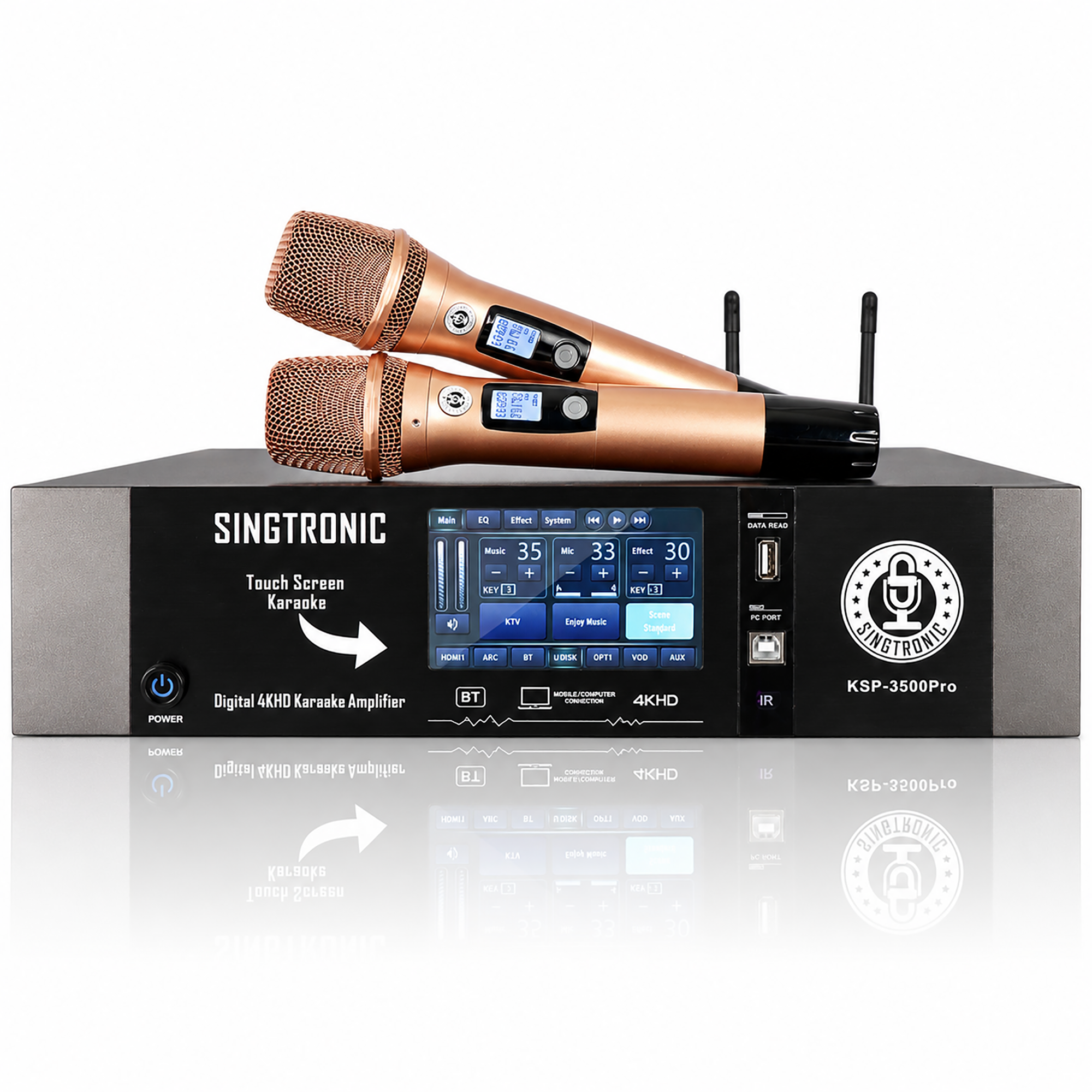 Singtronic KSP-3500Pro Professional 3500W Digital 3 in 1 Karaoke Sound Processor Amplifier
