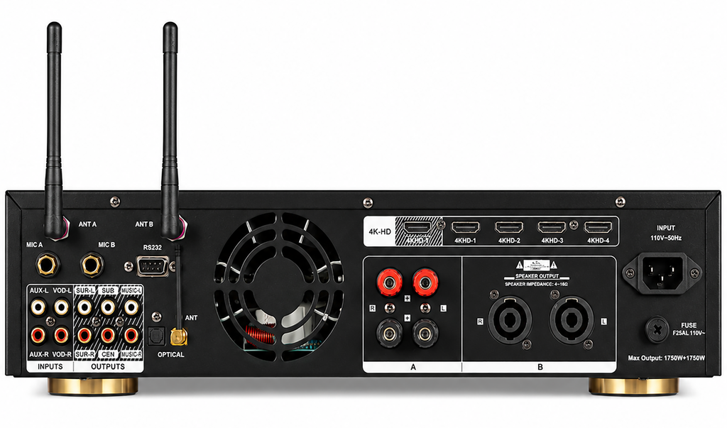 Singtronic KSP-3500Pro Professional 3500W Digital 3 in 1 Karaoke Sound Processor Amplifier