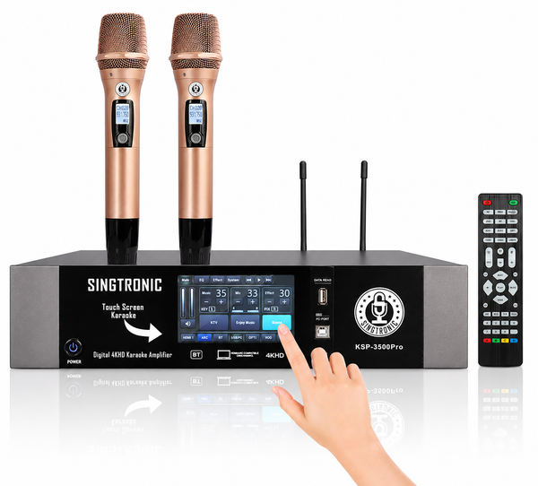 Singtronic KSP-3500Pro Professional 3500W Digital 3 in 1 Karaoke Sound Processor Amplifier