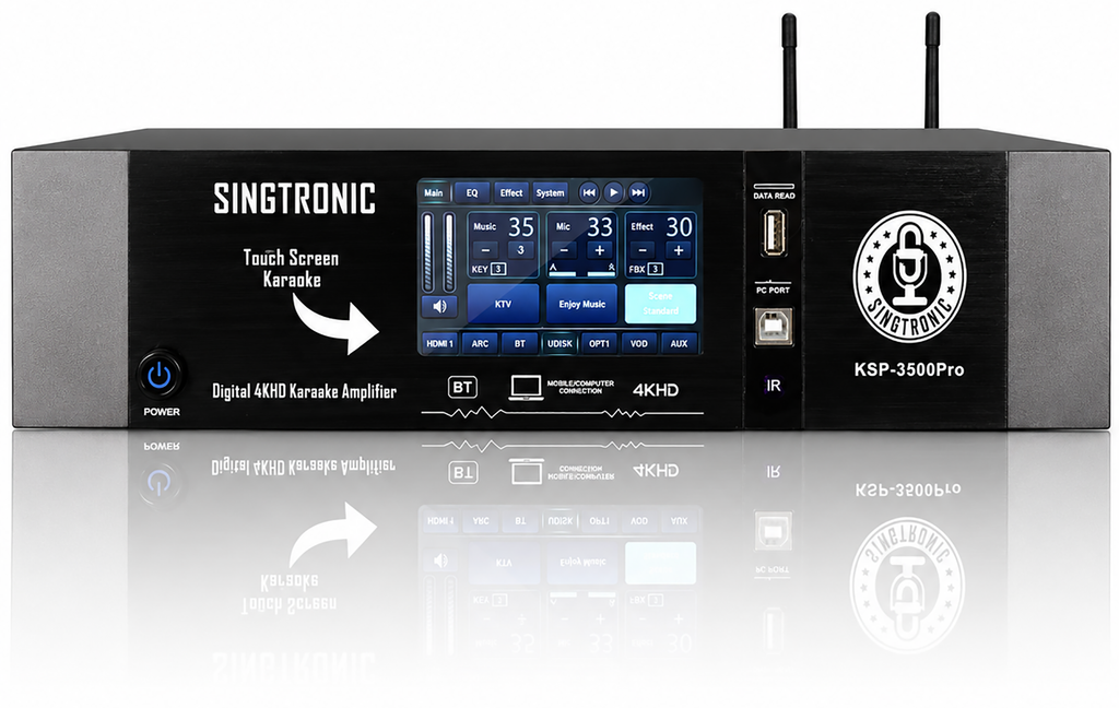 Singtronic KSP-3500Pro Professional 3500W Digital 3 in 1 Karaoke Sound Processor Amplifier