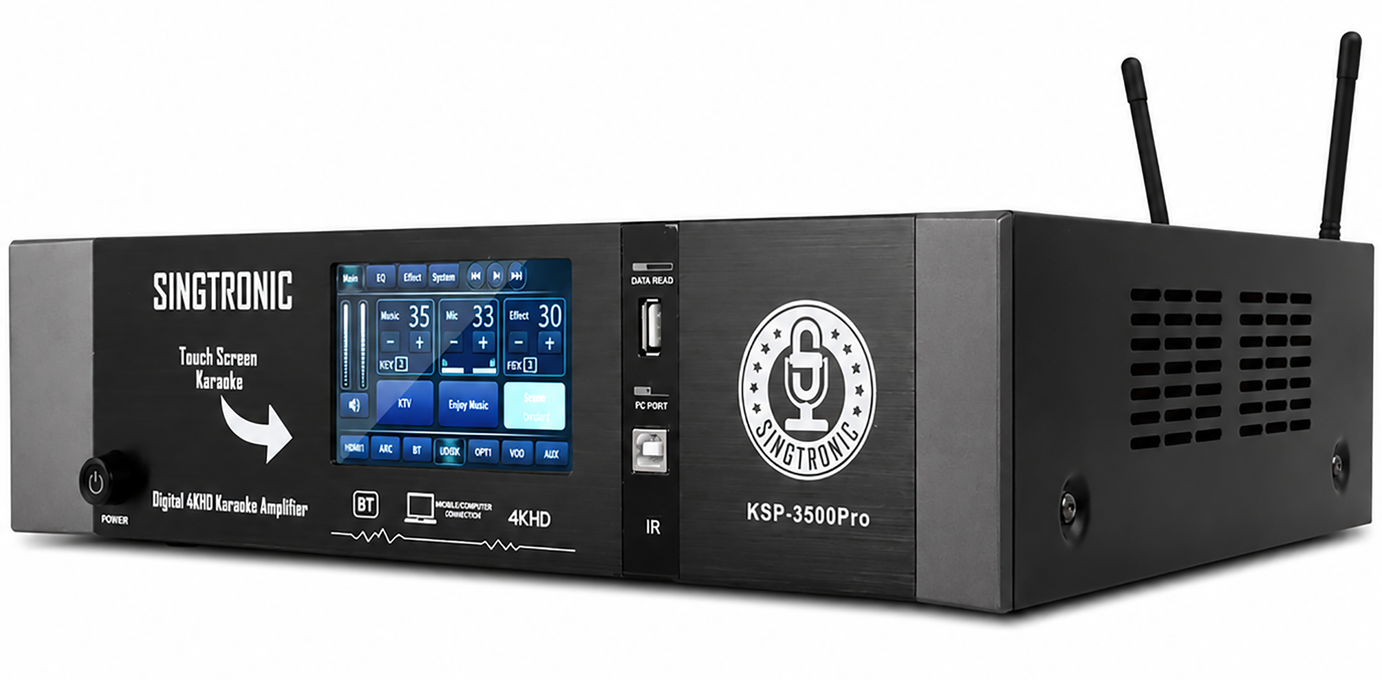 Singtronic KSP-3500Pro Professional 3500W Digital 3 in 1 Karaoke Sound Processor Amplifier