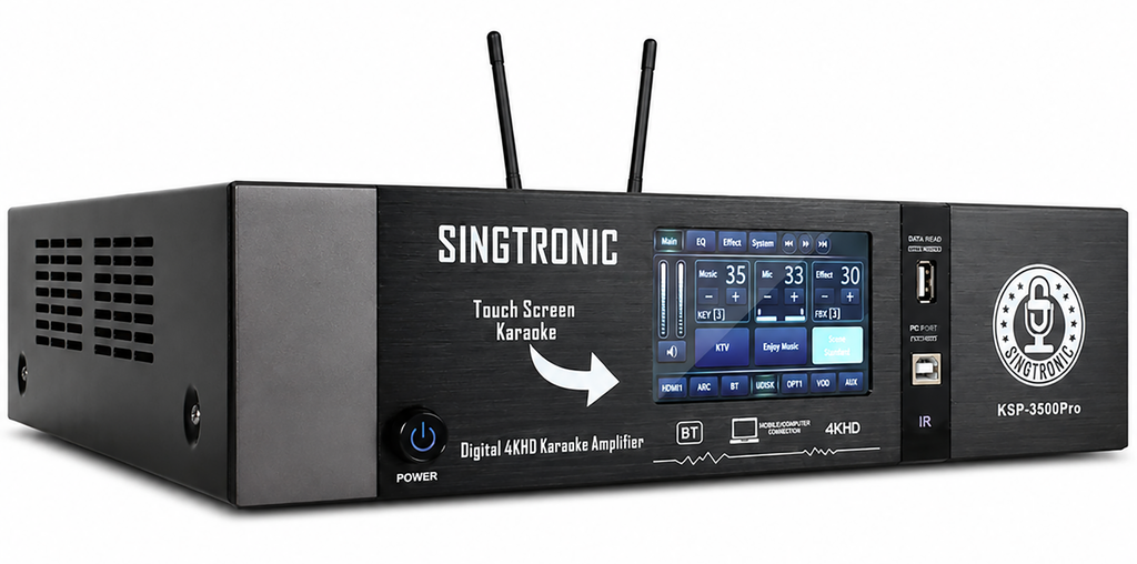 Singtronic KSP-3500Pro Professional 3500W Digital 3 in 1 Karaoke Sound Processor Amplifier
