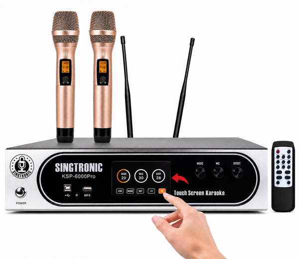 Singtronic KSP-6000Pro Professional 6000W Digital 3 in 1 Karaoke Sound Processor 4 Channels Amplifier