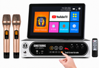 Singtronic KSP-6000Pro Professional 6000W Digital Karaoke Sound Processor + KTV-ProK Professional 4TB Hard Drive Tablets