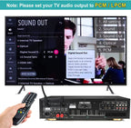 Singtronic KA-2000DSP Karaoke 2500W Mixing Amplifier + UHF-2000Pro Digital Wireless Microphone