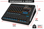 Singtronic PM-1500EQ Professional 3000W Console Board Power Mixer with Equalizer