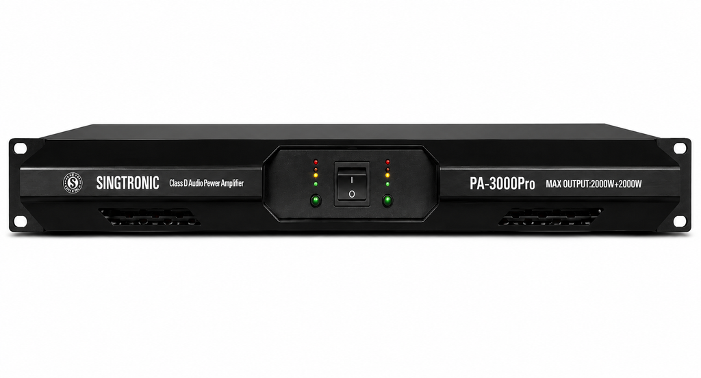 Singtronic PA-3000Pro Professional 2000W + 2000W Digital Class D Power Ampliifier