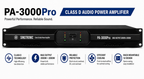 Singtronic PA-3000Pro Professional 2000W + 2000W Digital Class D Power Ampliifier