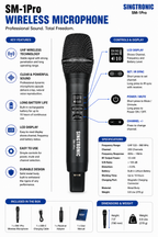 Singtronic SM-1Pro Single Microphone Professional True Diversity Rechargeable Wireless System