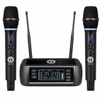 Singtronic SP-224Pro Digital 2 x Wireless Microphone Karaoke System Operated 100% by Batteries
