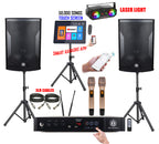 Karaoke System Professional Digital 4000W Free: 21" Touch Screen Smart Karaoke Tablet