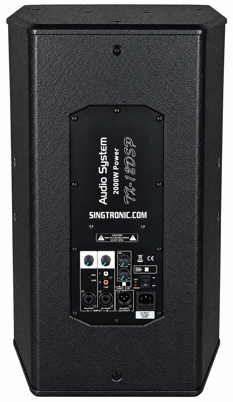 Singtronic TX-12DSP Professional 4000W Self-Power Karaoke Speaker System (Pair)