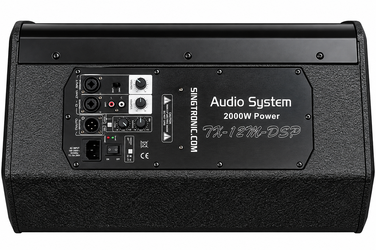 Singtronic TX-12M-DSP Professional 2000W Powered Monitor Speaker System