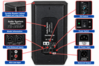 Singtronic TX-12DSP Professional 4000W Self-Power Karaoke Speaker System (Pair)