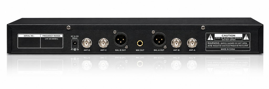 Singtronic UHF-2000Pro (Black) Professional Dual UHF True Diversity Wireless Microphone System