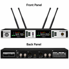 Singtronic UHF-2000Pro (Black) Professional Dual UHF True Diversity Wireless Microphone System