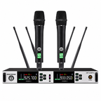 Singtronic UHF-2000Pro (Black) Professional Dual UHF True Diversity Wireless Microphone System