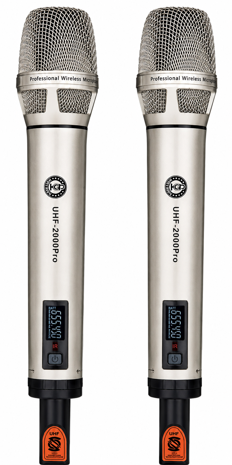 Singtronic UHF-2000Pro Professional Dual UHF PLL True Diversity Wireless Microphone Karaoke System