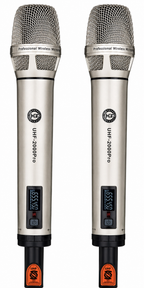 Singtronic UHF-2000Pro Professional Dual UHF PLL True Diversity Wireless Microphone Karaoke System