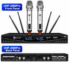 Singtronic UHF-2000Pro Professional Dual UHF PLL True Diversity Wireless Microphone Karaoke System