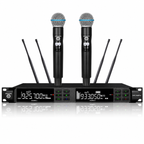 Singtronic UHF-3000Pro Professional True Diversity 2 x Wireless Microphone