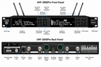 Singtronic UHF-3000Pro Professional True Diversity 2 x Wireless Microphone