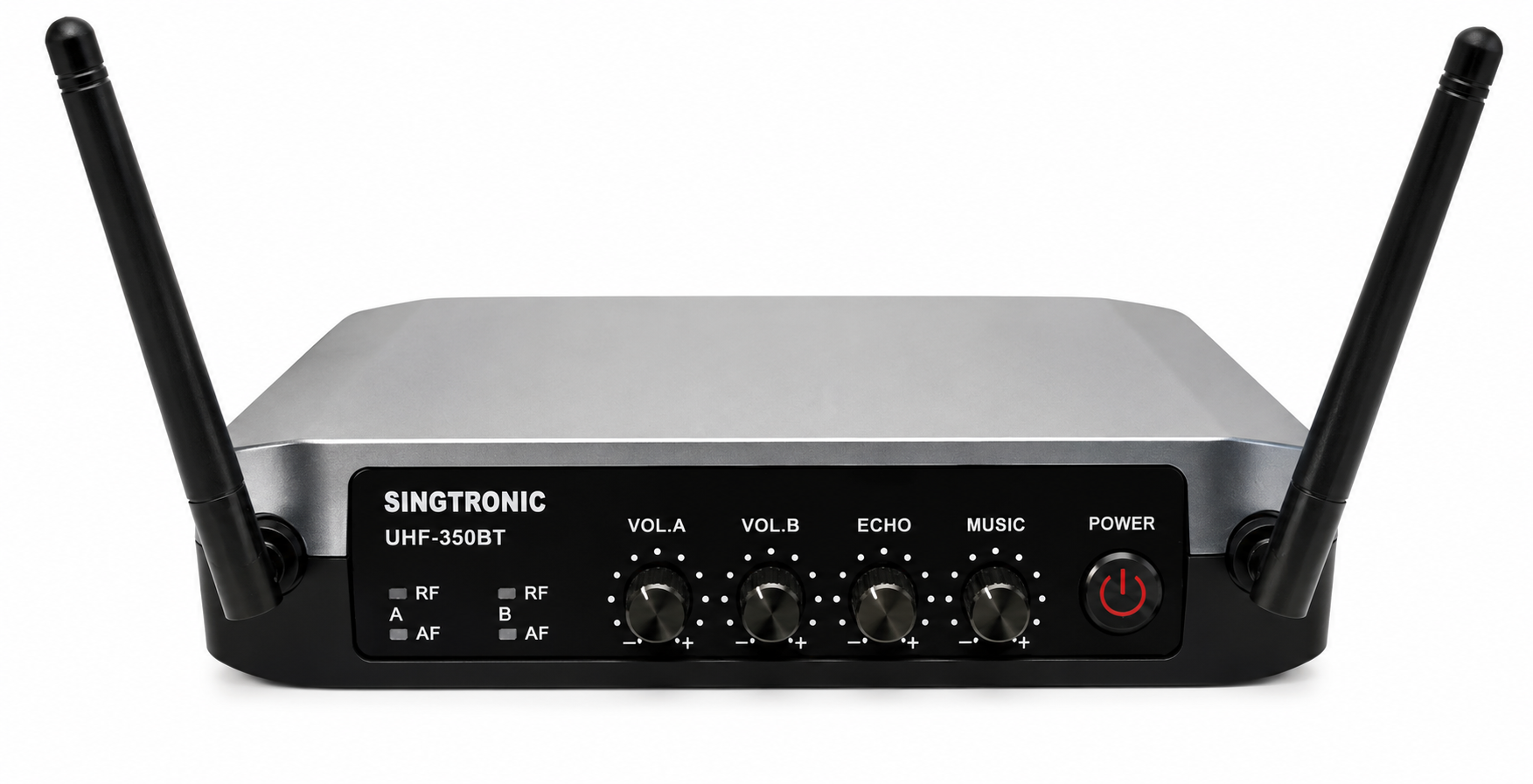 Singtronic UHF-350BT Professional Digital 2 x Wireless Microphone Karaoke Built in Echo Control