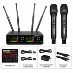 Singtronic UHF-500Pro Professional Digital True Diversity Dual Wireless Microphone Karaoke System