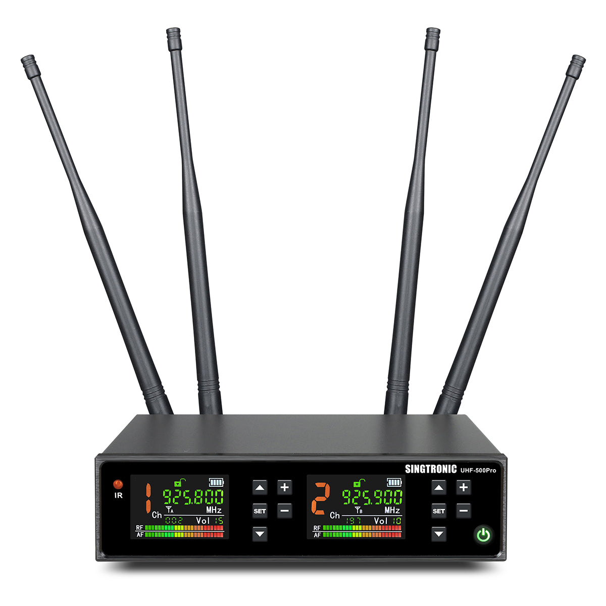 Singtronic UHF-500Pro Professional Digital True Diversity Dual Wireless Microphone Karaoke System