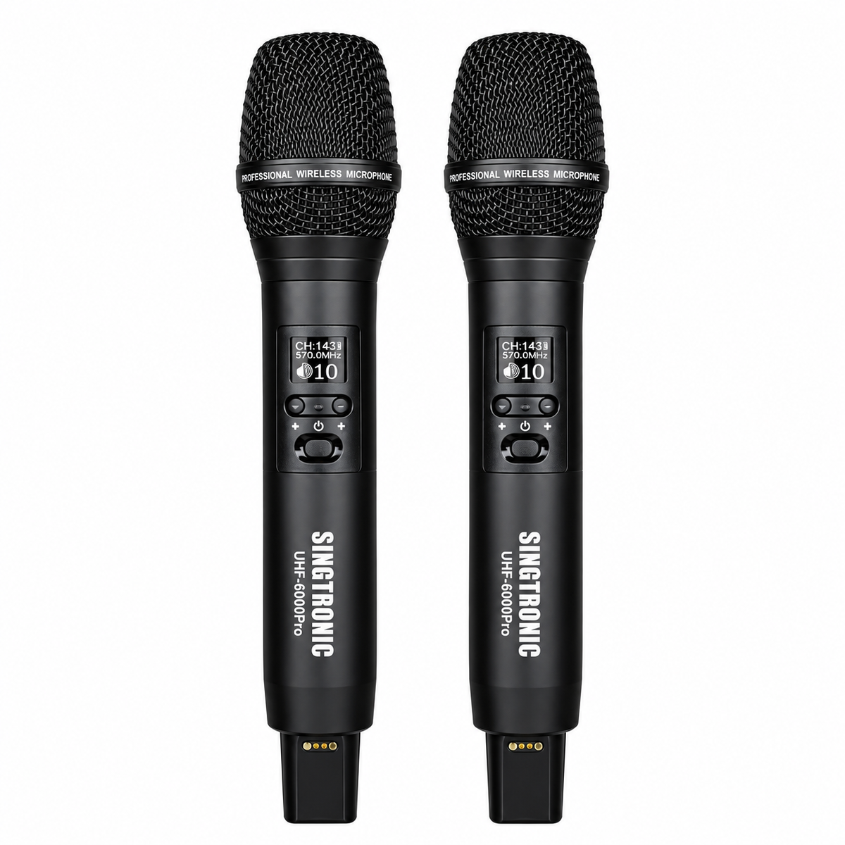 Singtronic UHF-6000Pro Professional Rechargeable Digital True Diversity Wireless Microphone System