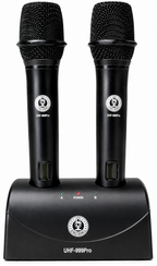 Singtronic UHF-999Pro Professional Dual UHF Rechargeable Wireless Microphones Karaoke System