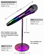 Singtronic UHF-GM22 Professional Giant Single Wireless Microphone Karaoke
