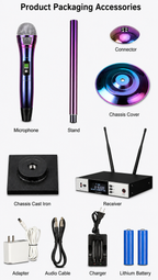 Singtronic UHF-GM22 Professional Giant Single Wireless Microphone Karaoke