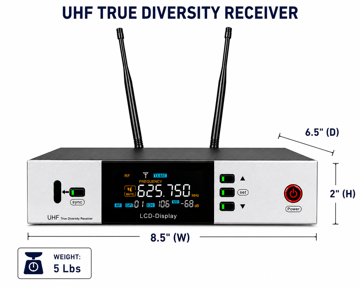 Singtronic UHF-GM22 Professional Giant Single Wireless Microphone Karaoke