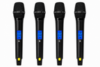 BVB VM-100MKII Professional 4 x UHF Wireless Microphone System