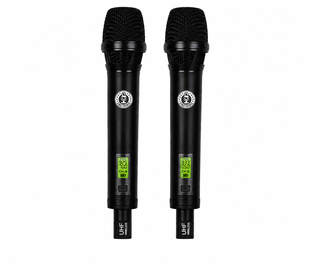 Singtronic UHF-4000Pro-Black Professional Digital Dual PLL Wireless Microphone System