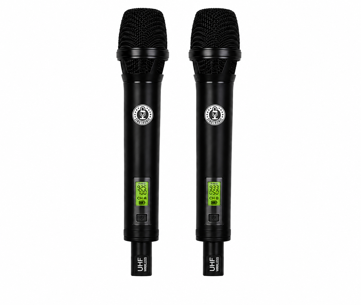 Singtronic UHF-4000Pro-Black Professional Digital Dual PLL Wireless Microphone System