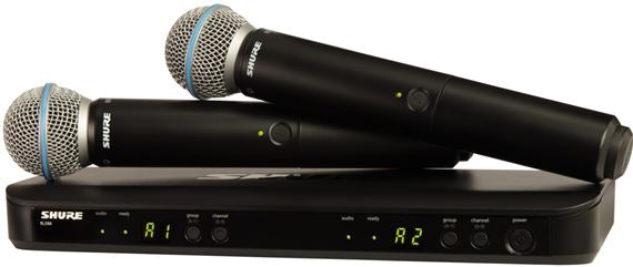Shure BLX-288/B58 Professional Dual UHF Vocalist Wireless Microphone System