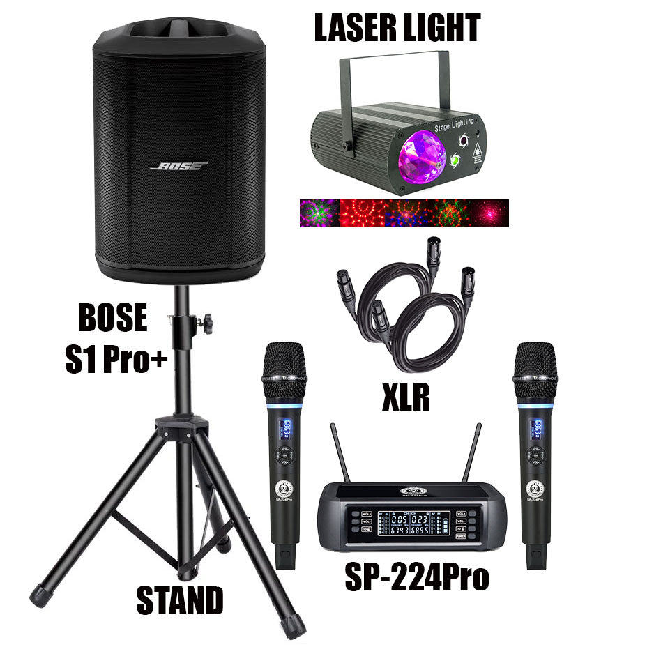 Bose S1 Pro+ with Singtronic SP-224Pro Professional Complete Karaoke System