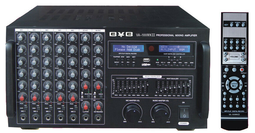 BVB Professional 3000W Complete Karaoke System Built in Bluetooth, HDMI and Recording Function