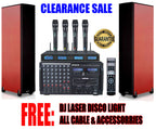 BVB Professional 3000W Complete Karaoke System Built in Bluetooth, HDMI and Recording Function
