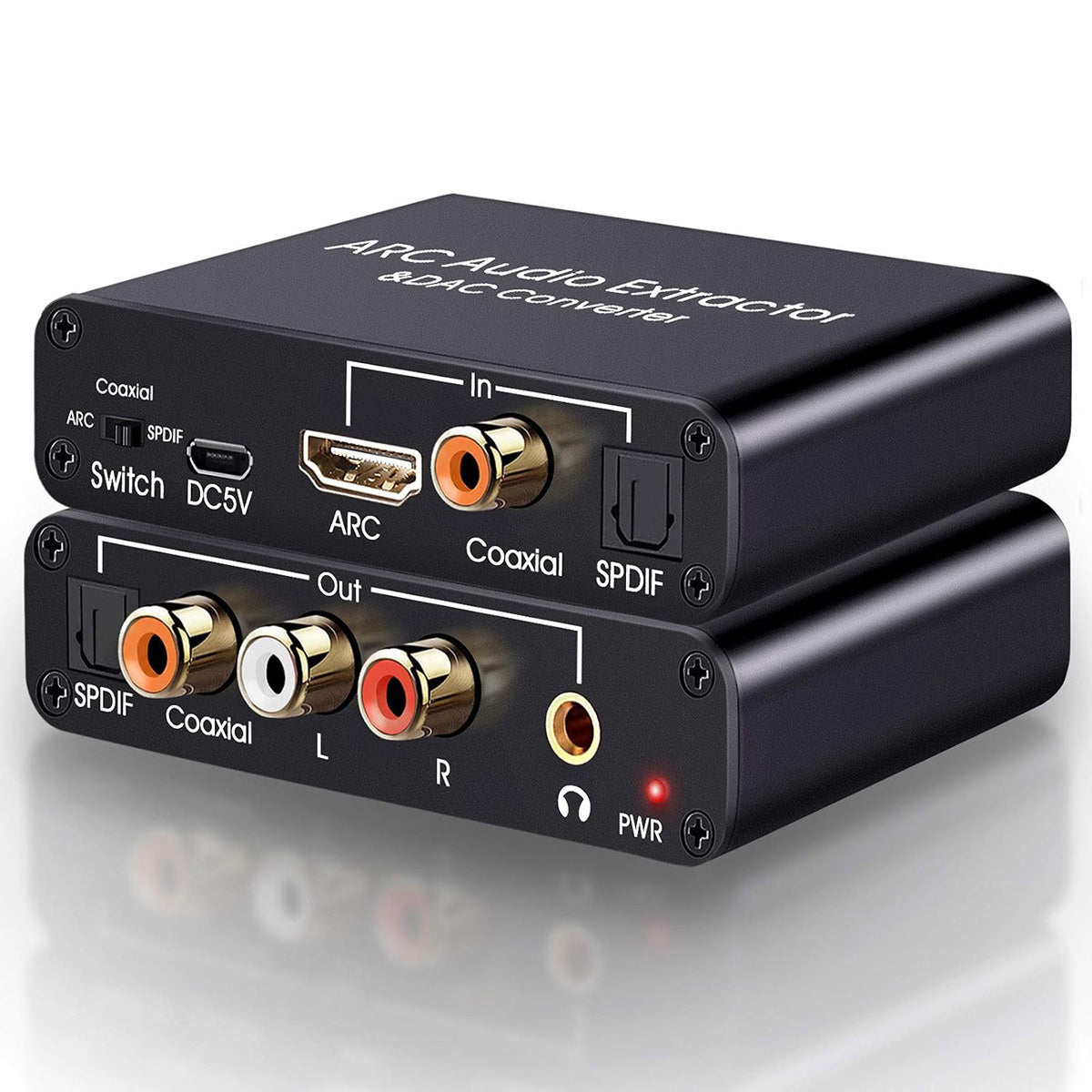 HDMI-ARC Audio Extractor DAC Converter, Digital to Analog Audio