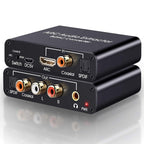 HDMI-ARC Audio Extractor DAC Converter, Digital to Analog Audio Converter, Optical/SPDIF Coaxial HDMI ARC to Optical/SPDIF Coaxial Stereo L/R 3.5mm Jack for TV