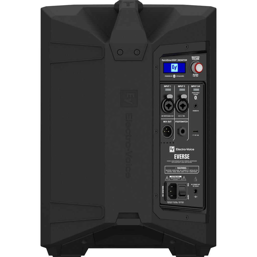 Electro-Voice EVERSE 8 weatherized battery-powered loudspeaker with Bluetooth audio and control