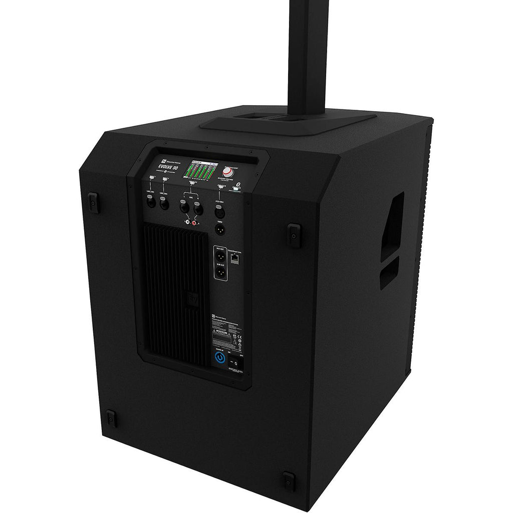 Electro-Voice EVOLVE 90 Portable Column 18" Subwoofer PA System, Black