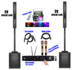 EV Evolve 50M PA Module (Pair) + Singtronic DSP-4000Pro Professional Complete Karaoke System