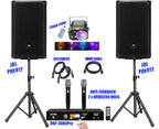 JBL PRX912 Active 4000W Speaker Plus Singtronic DSP-3000Pro Professional Complete Karaoke System